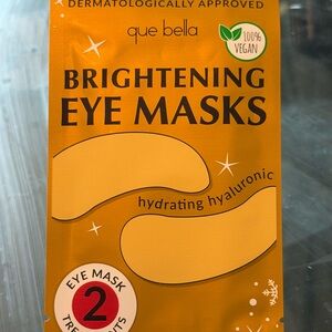 que bella Brightening Eye Masks
